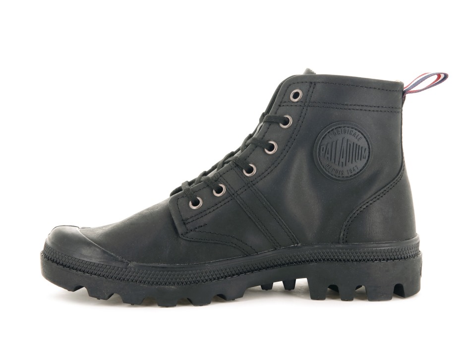 Black Pallabrousse 75Th Leather Palladium