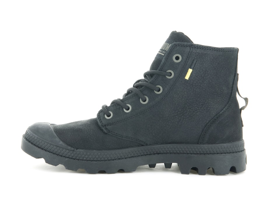 Black Palladium Pampa Hi Supply Leather