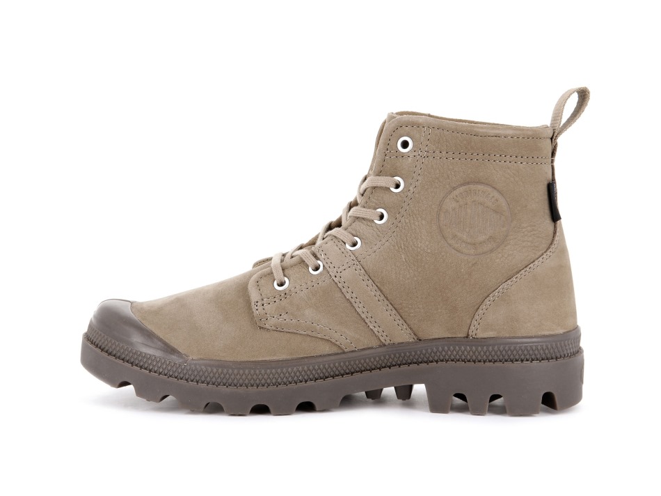Pallabrousse Hi Waterproof Palladium Bone Brown