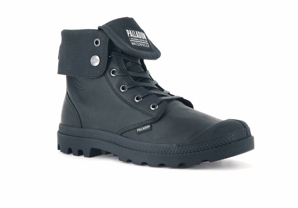 Palladium Baggy Leather Ess Wp Black