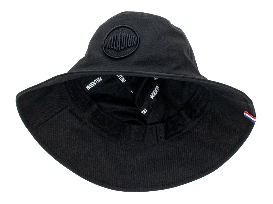 Palladium Bucket Hat Logo Edge Black