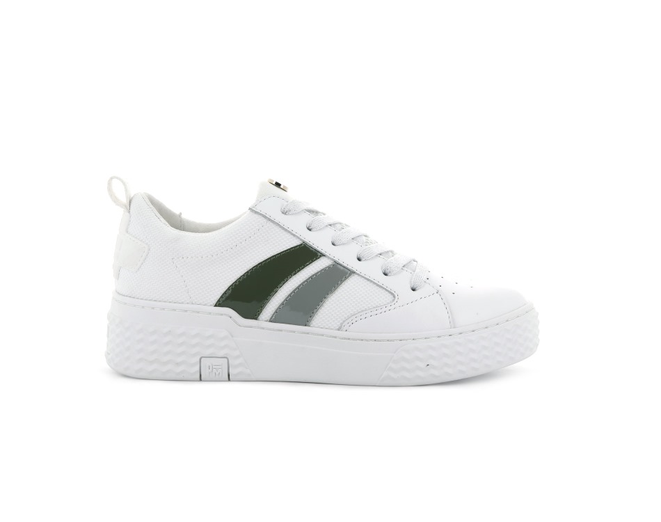 Palladium Ego 03 Npa White-Kaki