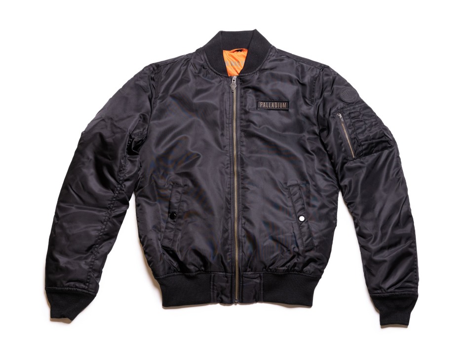 Palladium Mens City Flight Jacket Black