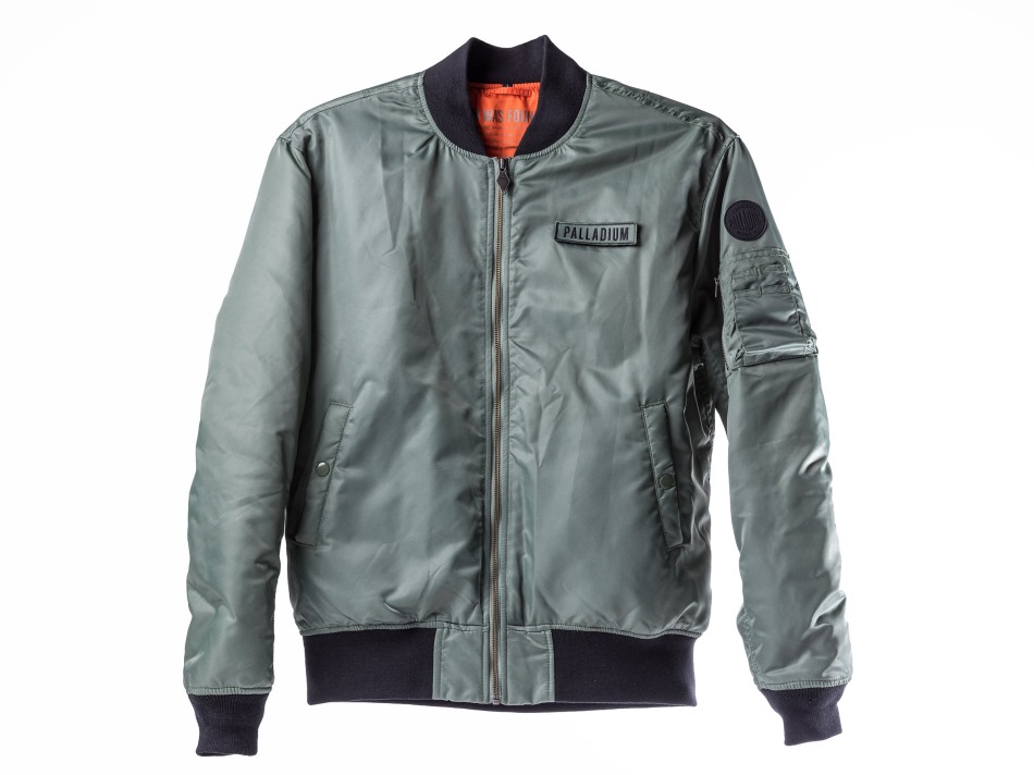 Palladium Mens City Flight Jacket Seaspray