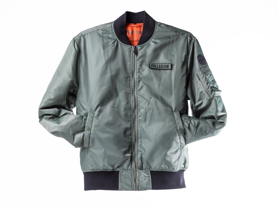 Palladium Mens City Flight Jacket Seaspray