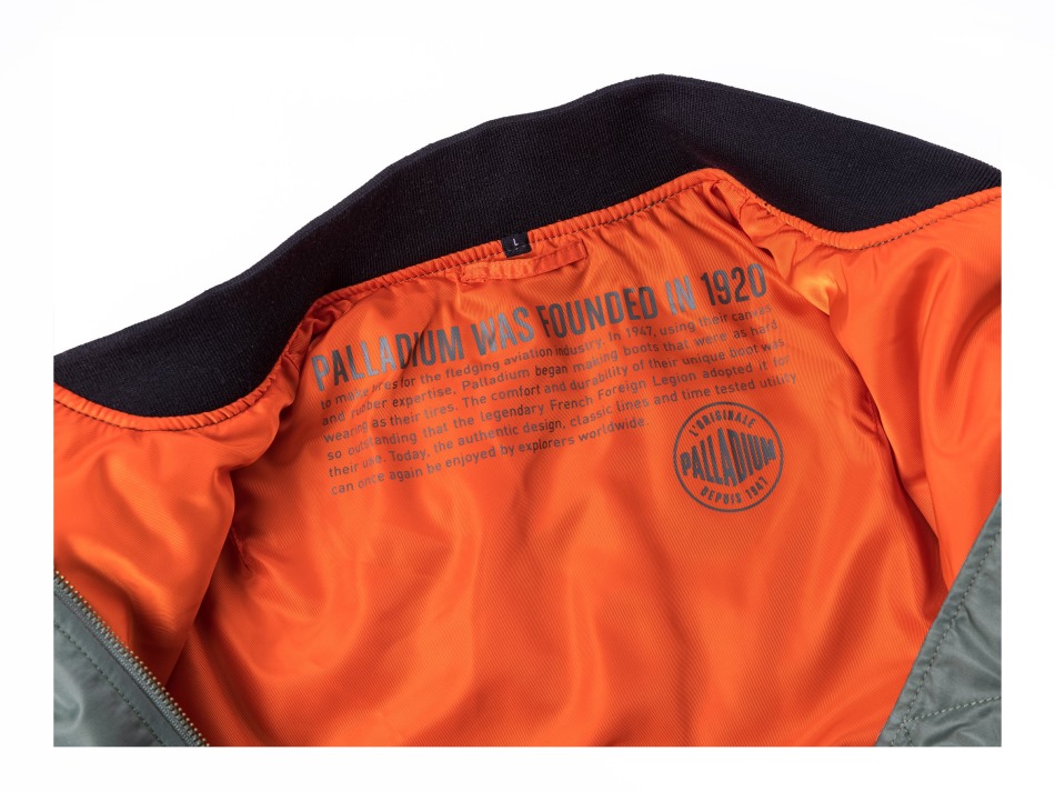 Palladium Mens City Flight Jacket Seaspray