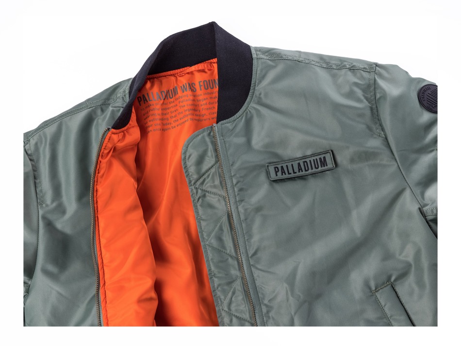 Palladium Mens City Flight Jacket Seaspray