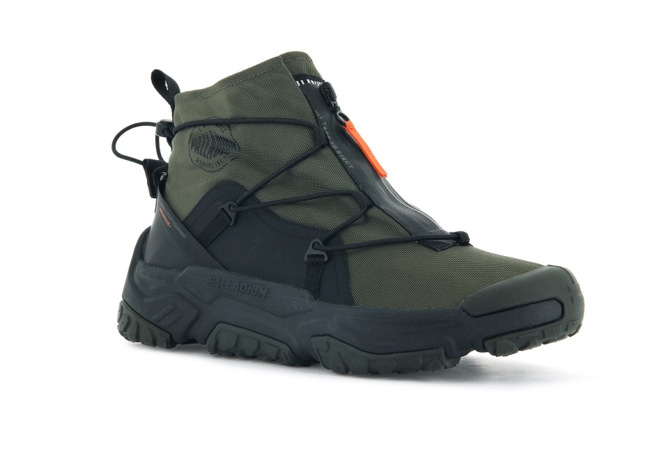 Palladium Off-Grid Hi Zip Waterproof Olive Night