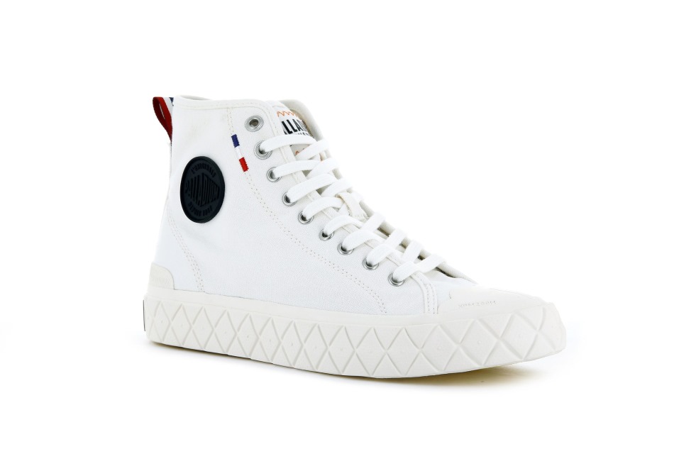 Palladium Palla Ace Canvas Mid Star White