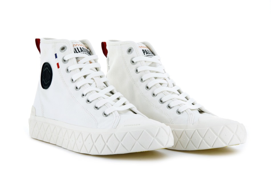 Palladium Palla Ace Canvas Mid Star White
