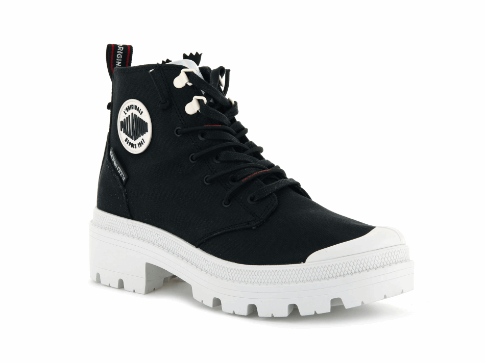 Palladium Pallabase Metro Black Marshmallow