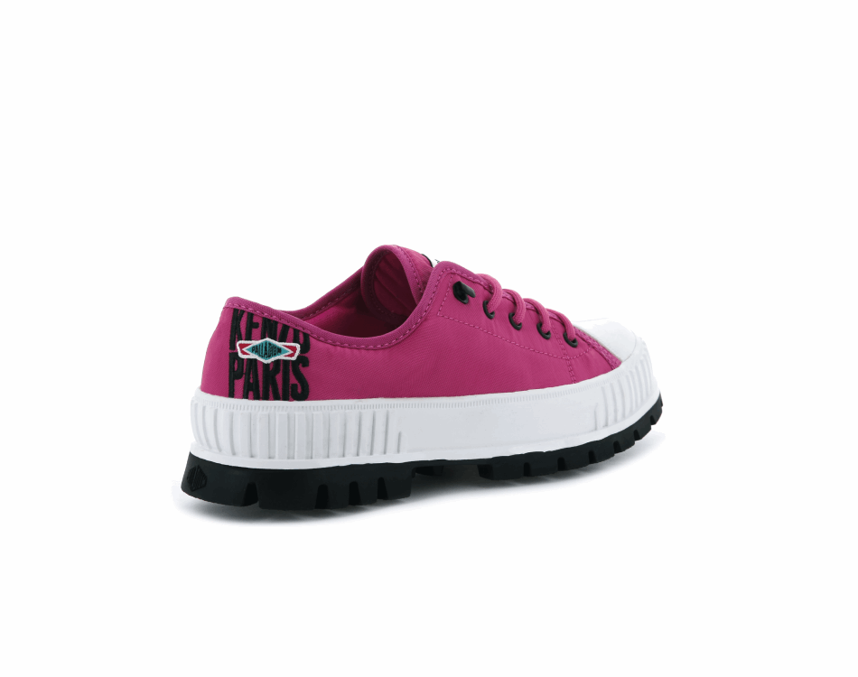 Palladium Pallashock Low By Kenzo Pink