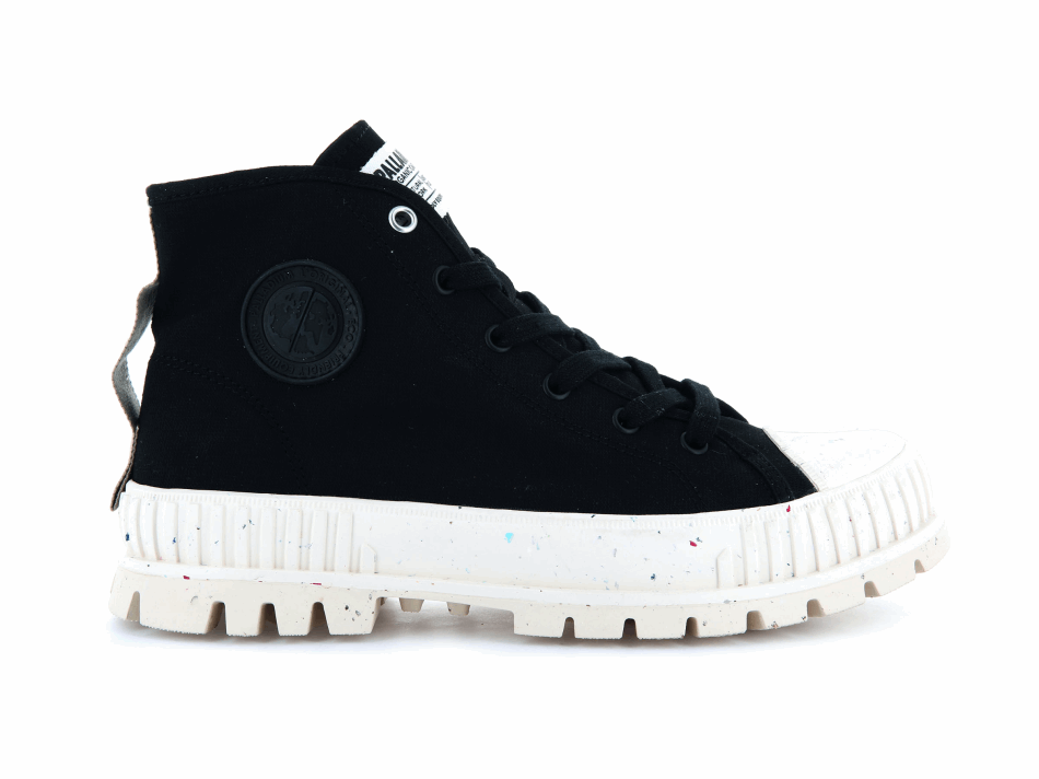 Palladium Pallashock Mid Organic Black
