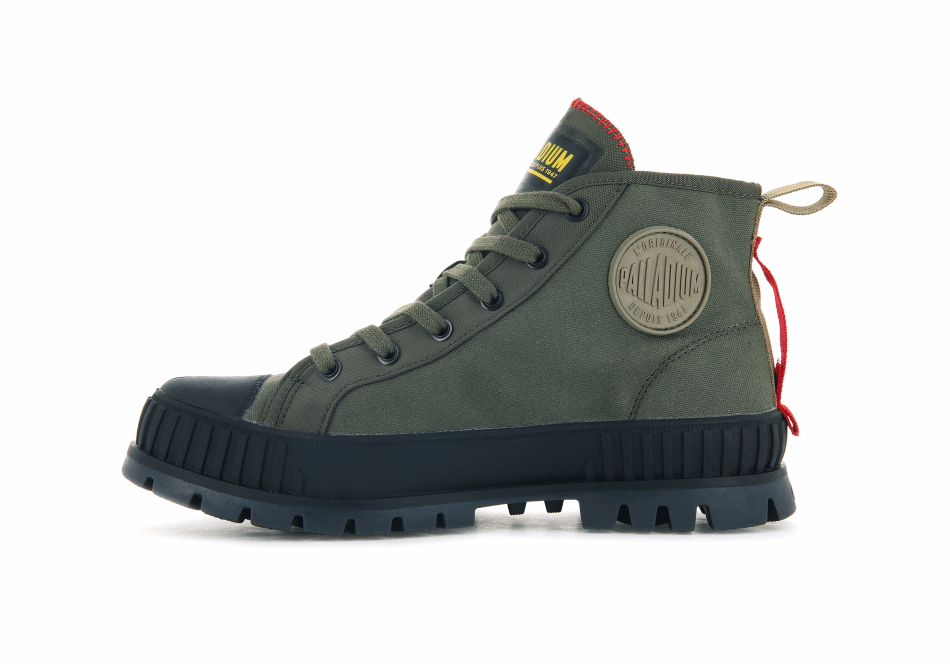 Palladium Pallashock Supply Hi Olive Night
