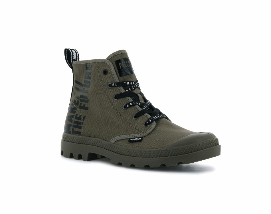 Palladium Pampa Hi Future Dusky Green