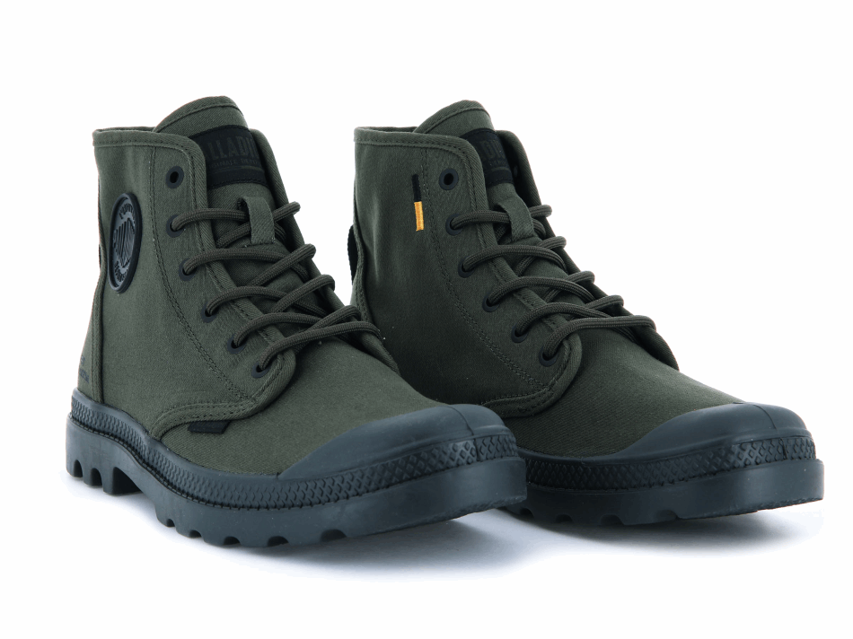 Palladium Pampa Hi Htg Supply Olive Night