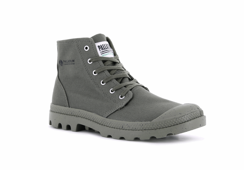Palladium Pampa Hi Organic Ii Dusty Green