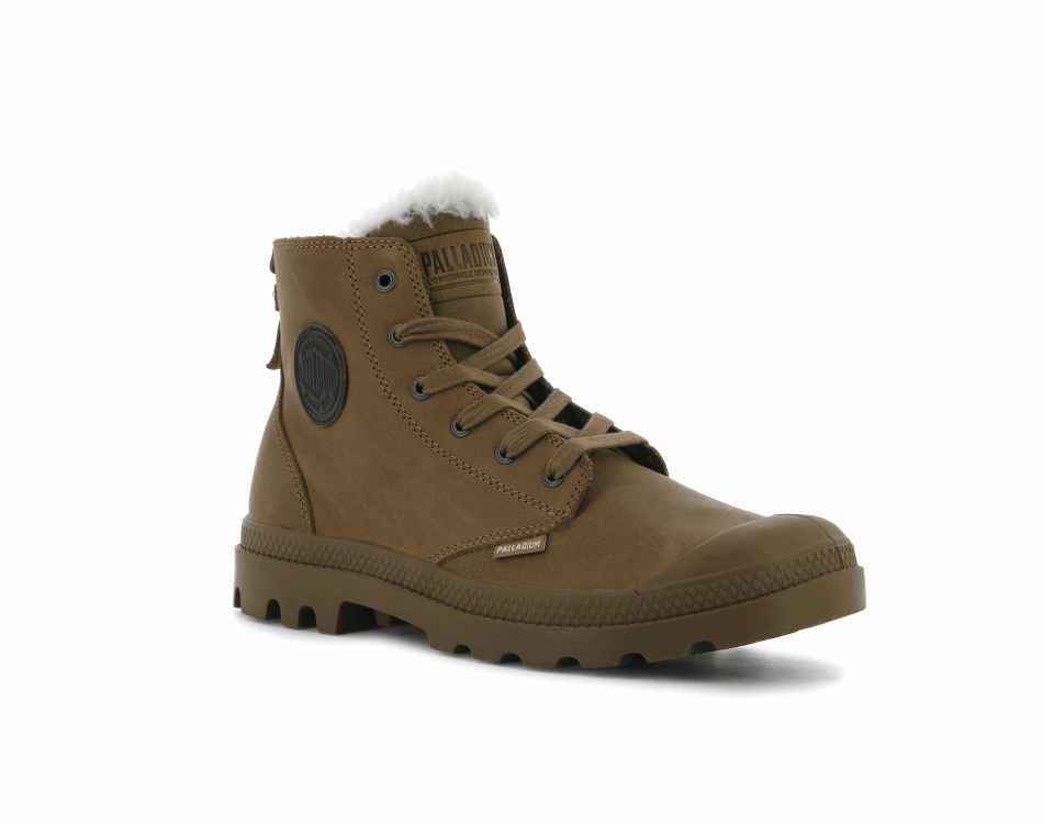 Palladium Pampa Hi Pilot Mahogany