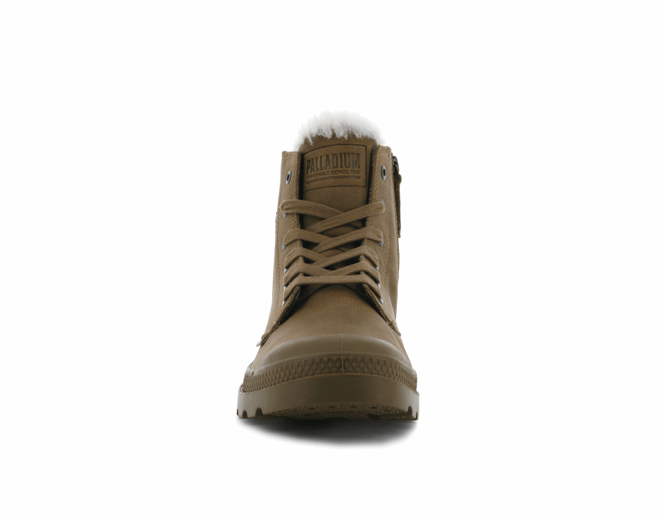 Palladium Pampa Hi Pilot Mahogany