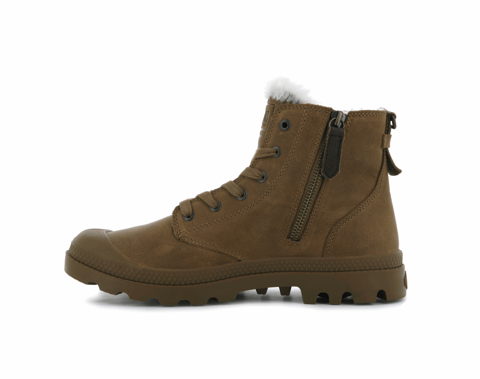 Palladium Pampa Hi Pilot Mahogany