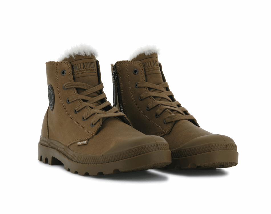 Palladium Pampa Hi Pilot Mahogany
