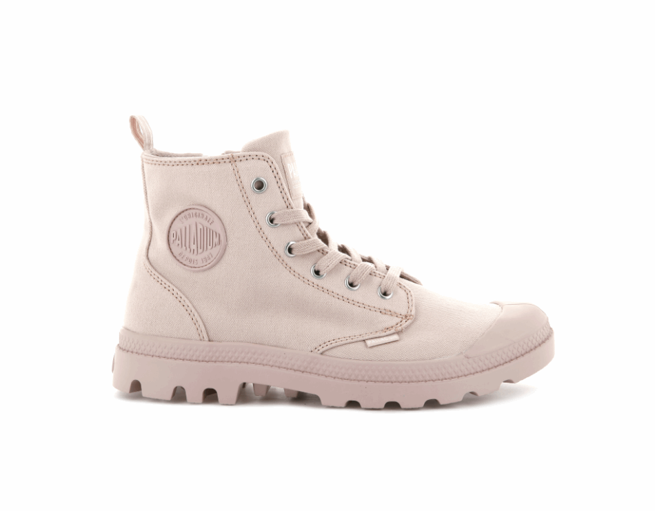 Palladium Pampa Hi Zip Canvas Peach Whip