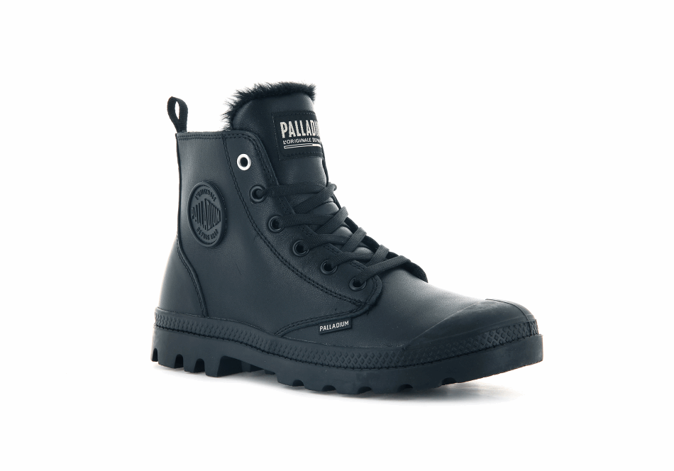 Palladium Pampa Hi Zip Leather S Black