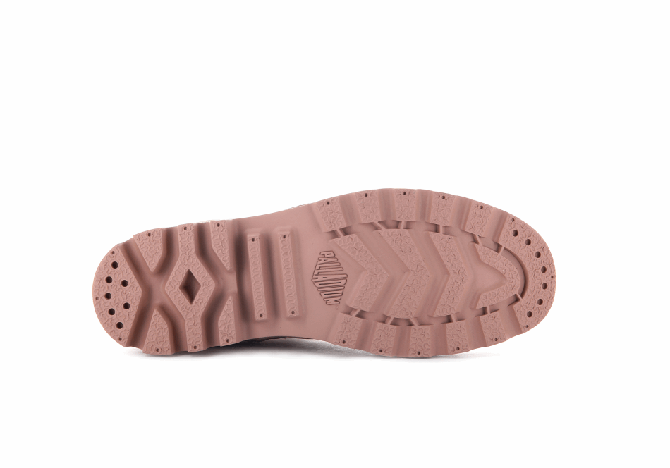 Palladium Pampa Hi Zip Leather S Misty Rose