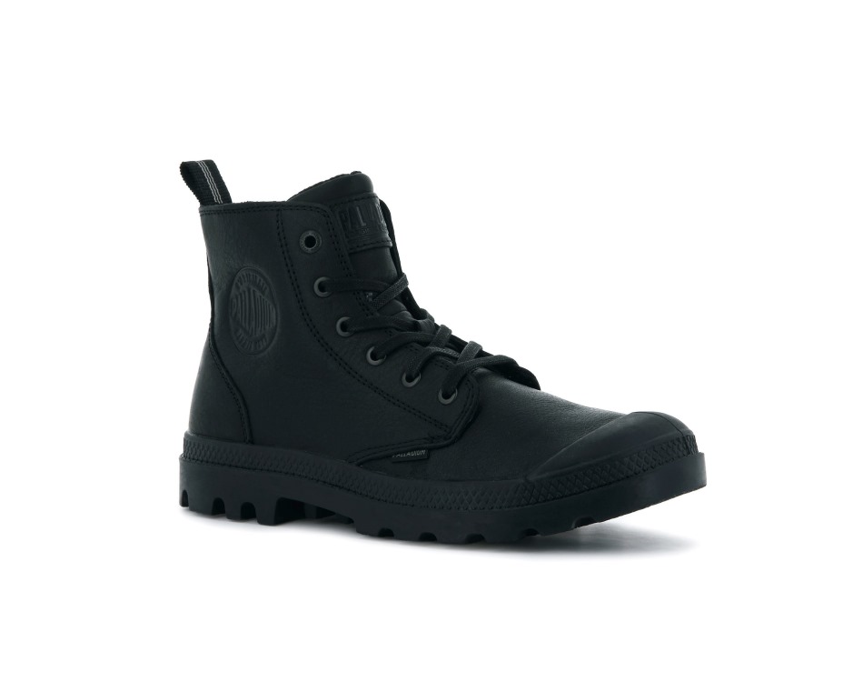 Palladium Pampa Hi Zip Lth Ess Black