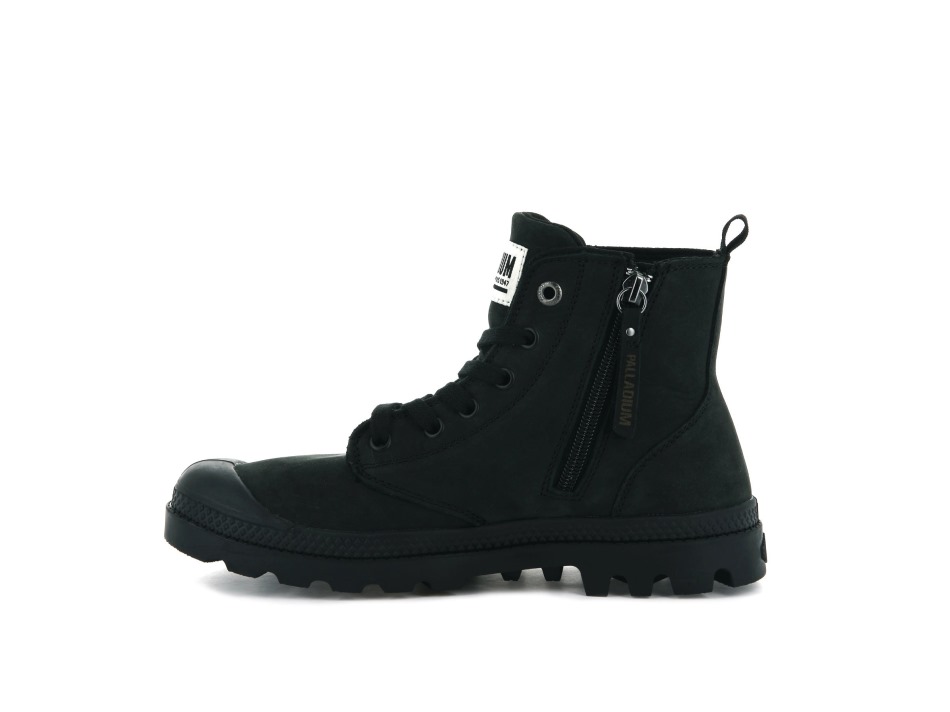 Palladium Pampa Hi Zip Nubuck Black