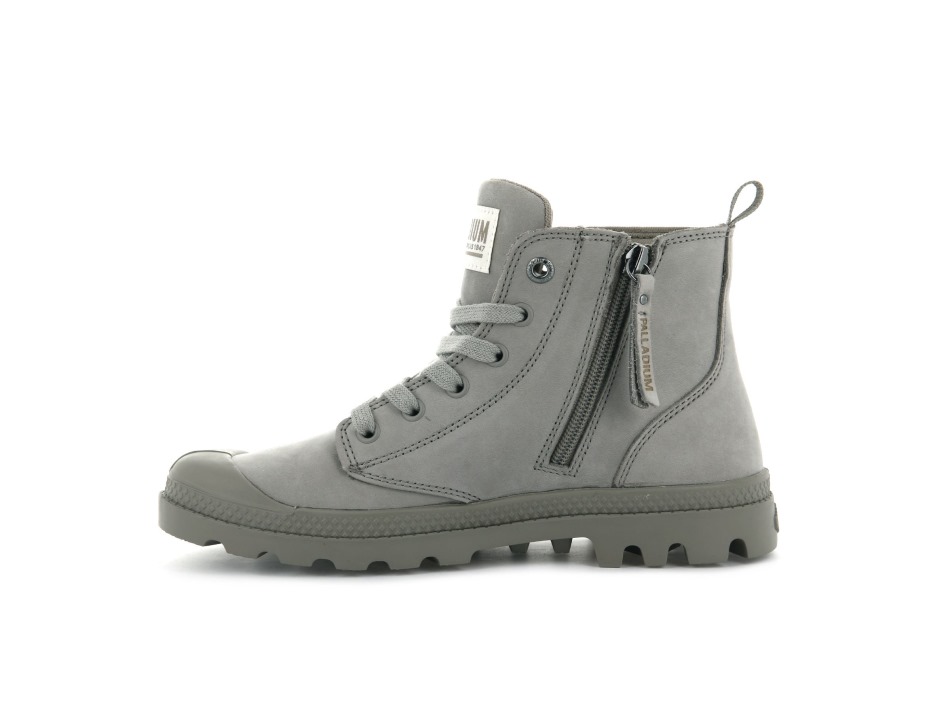 Palladium Pampa Hi Zip Nubuck Moonrock