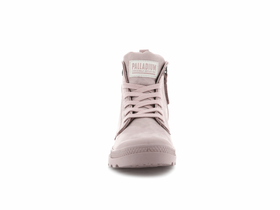 Palladium Pampa Hi Zip Nubuck Rose Smoke
