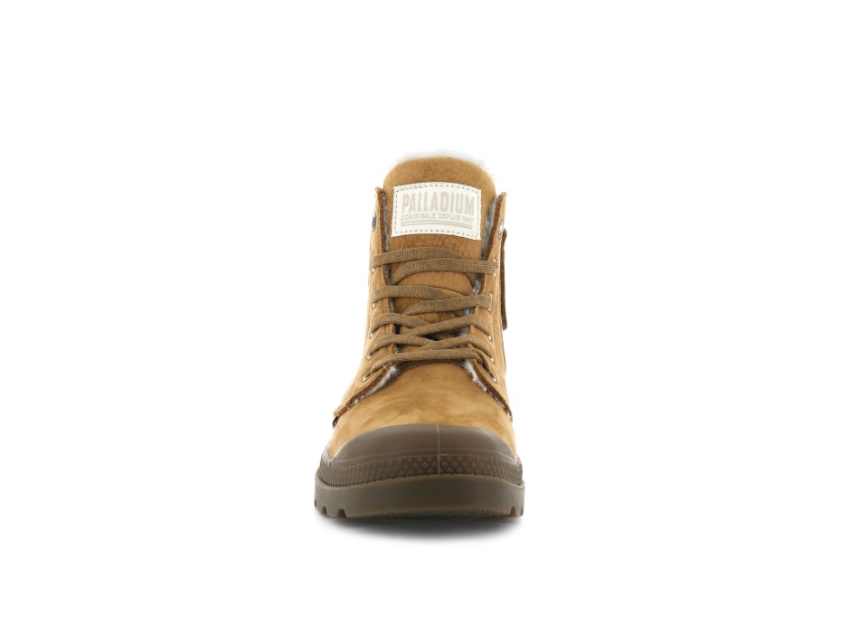 Palladium Pampa Hi Zip Wl Amber Gold