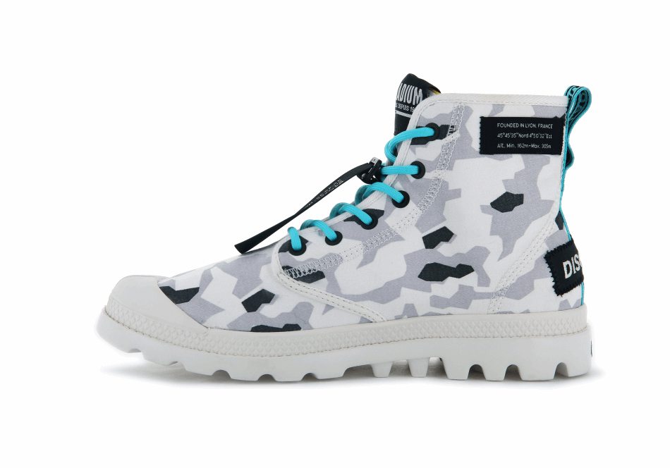 Palladium Pampa Lite Overlab Camo Glacier Gray Camo