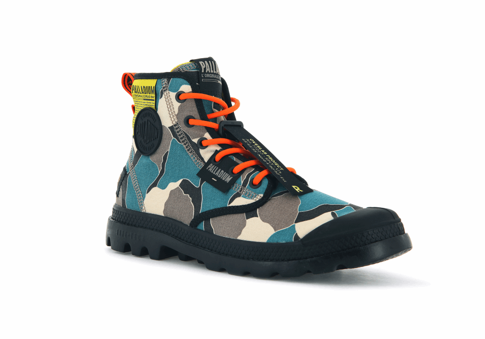 Palladium Pampa Lite Overlab Camo North Sea Camo