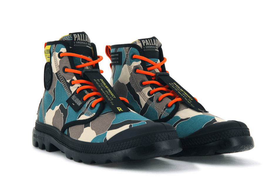 Palladium Pampa Lite Overlab Camo North Sea Camo