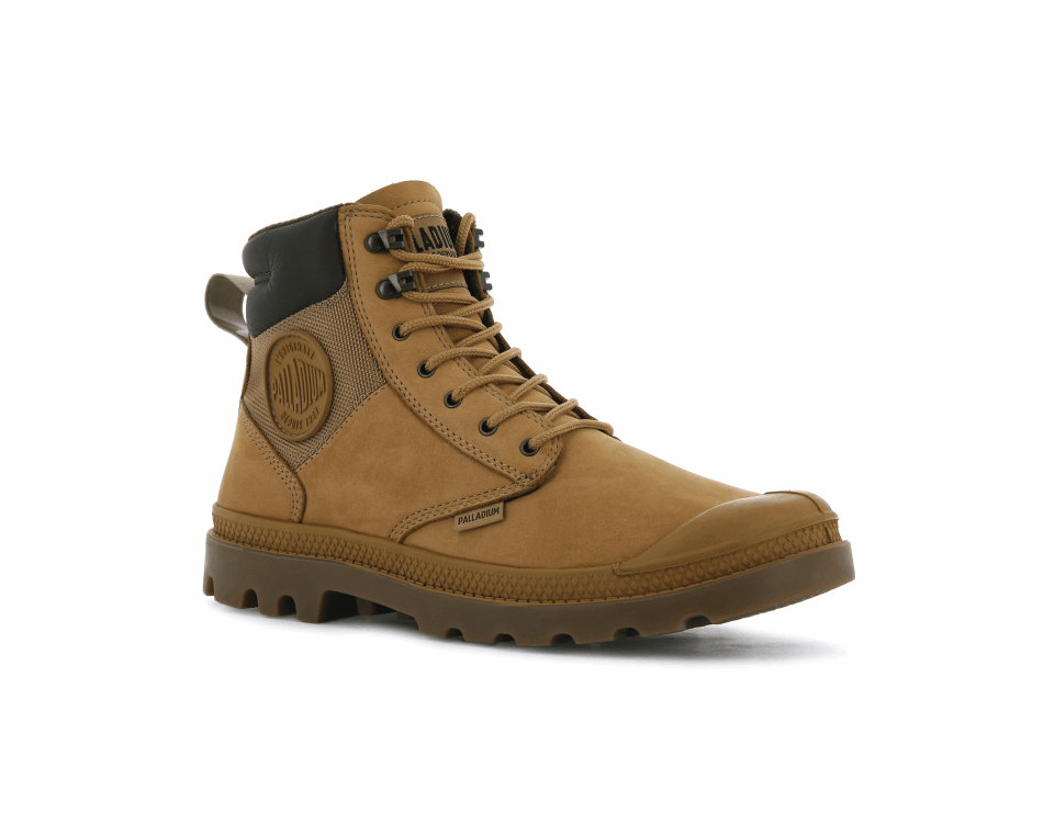 Palladium Pampa Shield Wp Lux Amber Gold