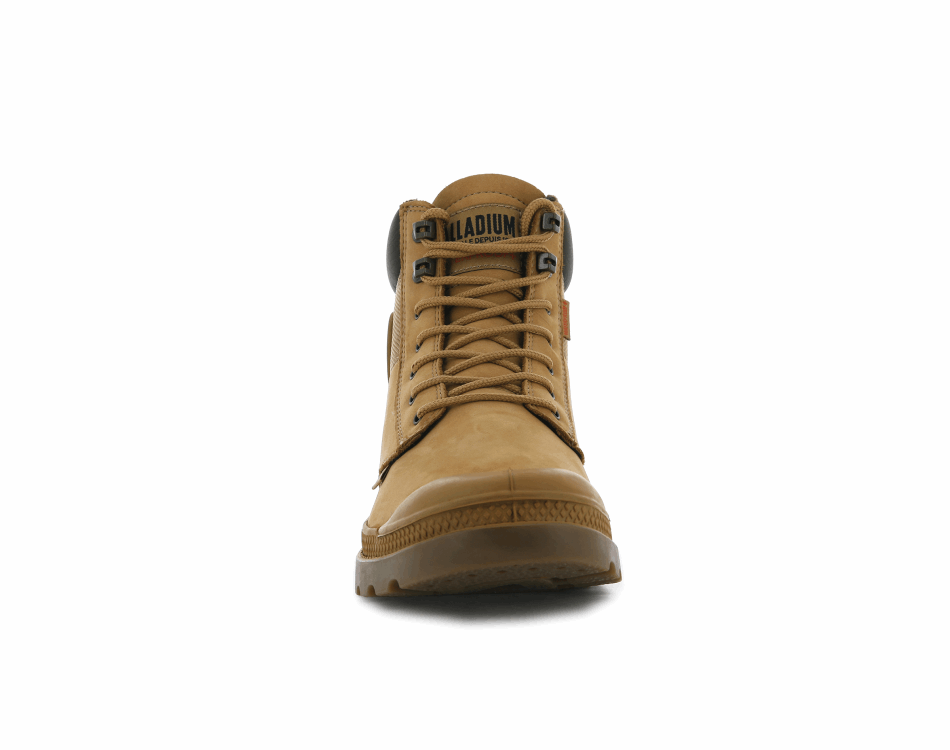 Palladium Pampa Shield Wp Lux Amber Gold