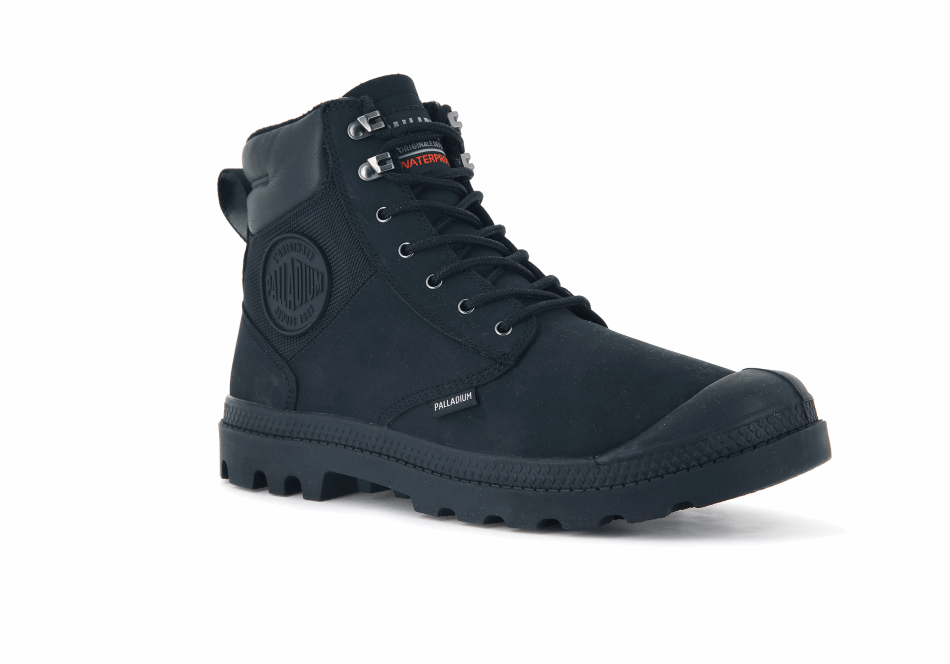 Palladium Pampa Shield Wp Lux Black