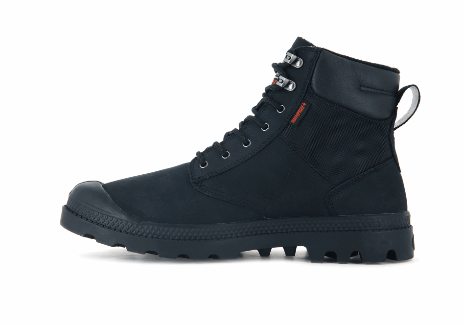 Palladium Pampa Shield Wp Lux Black