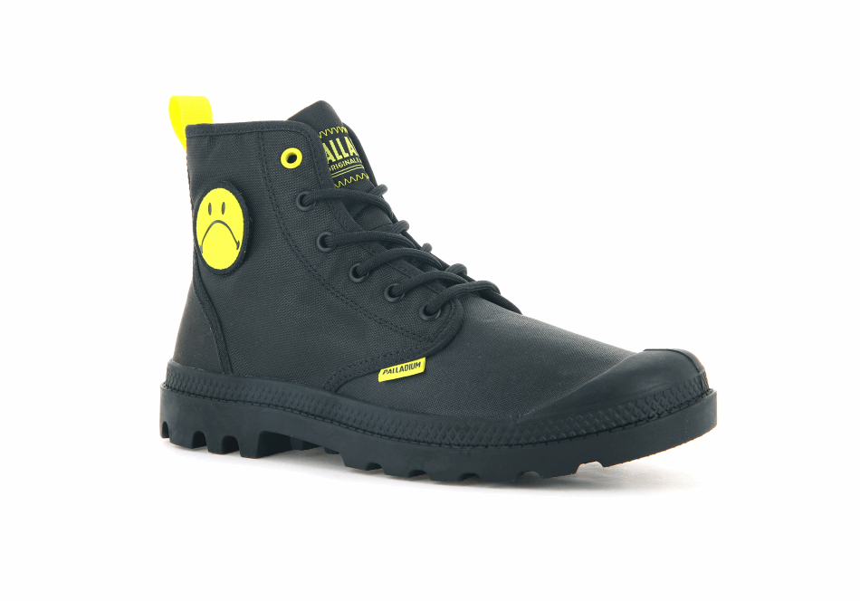 Palladium Pampa Smiley Change Black