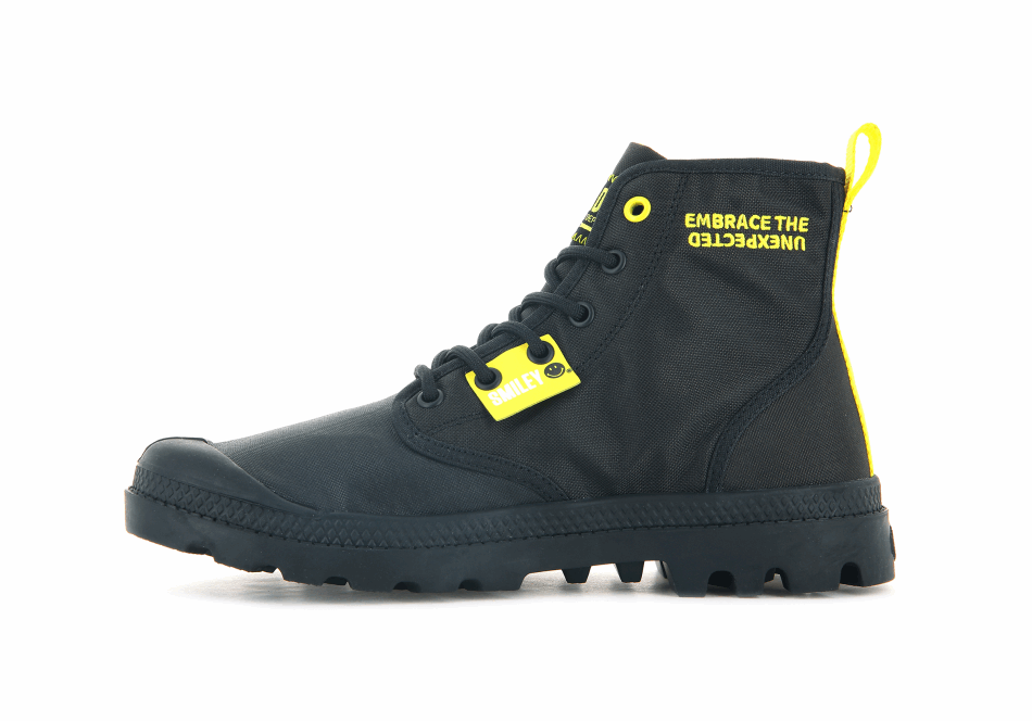 Palladium Pampa Smiley Change Black