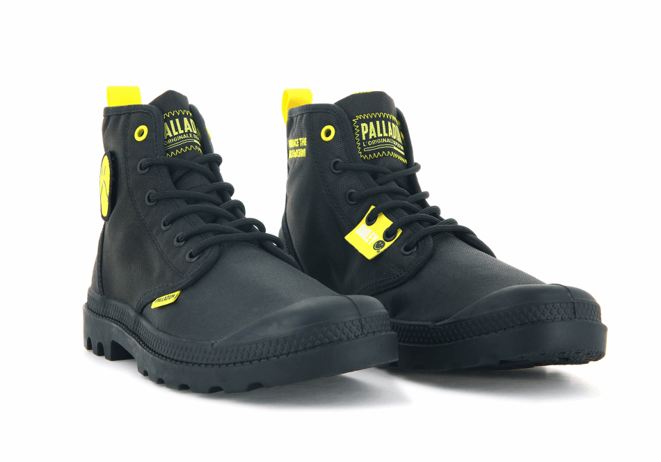 Palladium Pampa Smiley Change Black