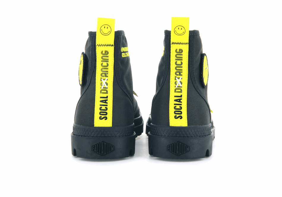 Palladium Pampa Smiley Change Black