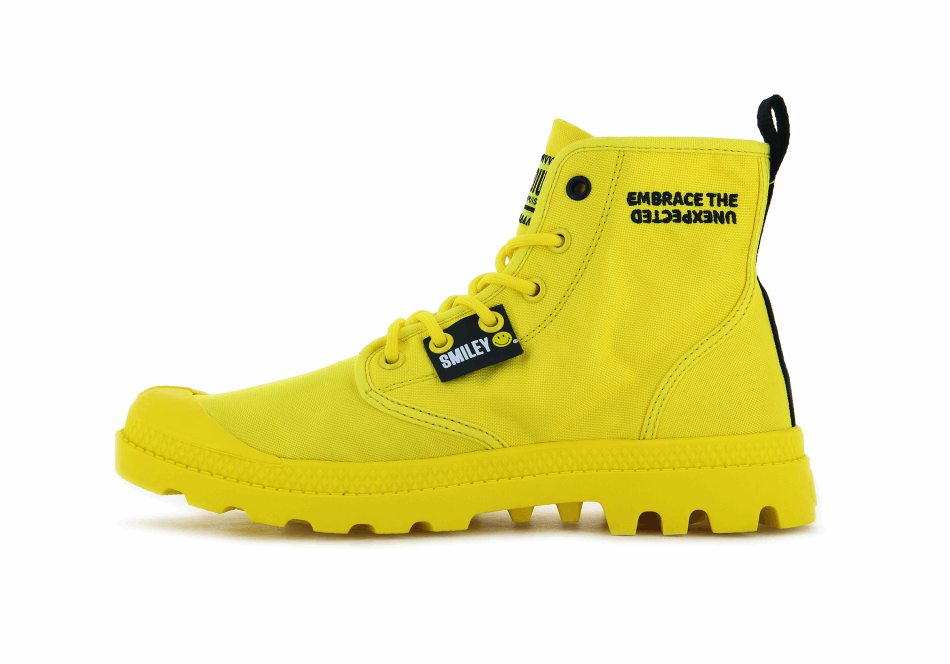 Palladium Pampa Smiley Change Blazing Yellow