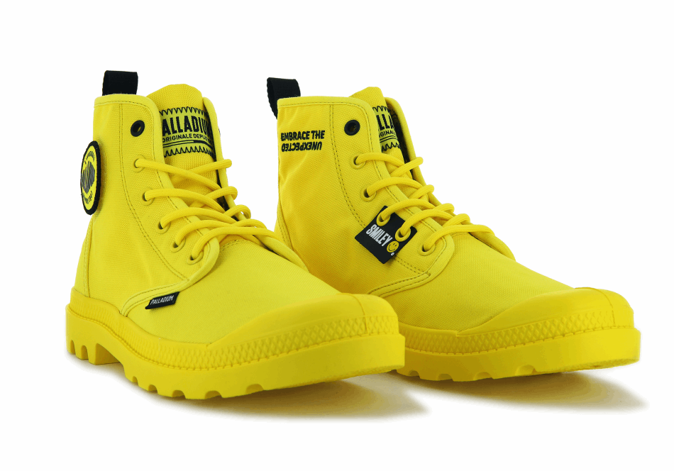 Palladium Pampa Smiley Change Blazing Yellow