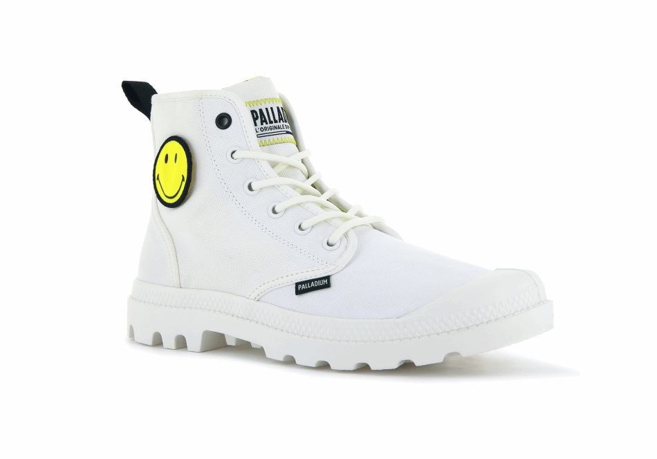 Palladium Pampa Smiley Change Star White