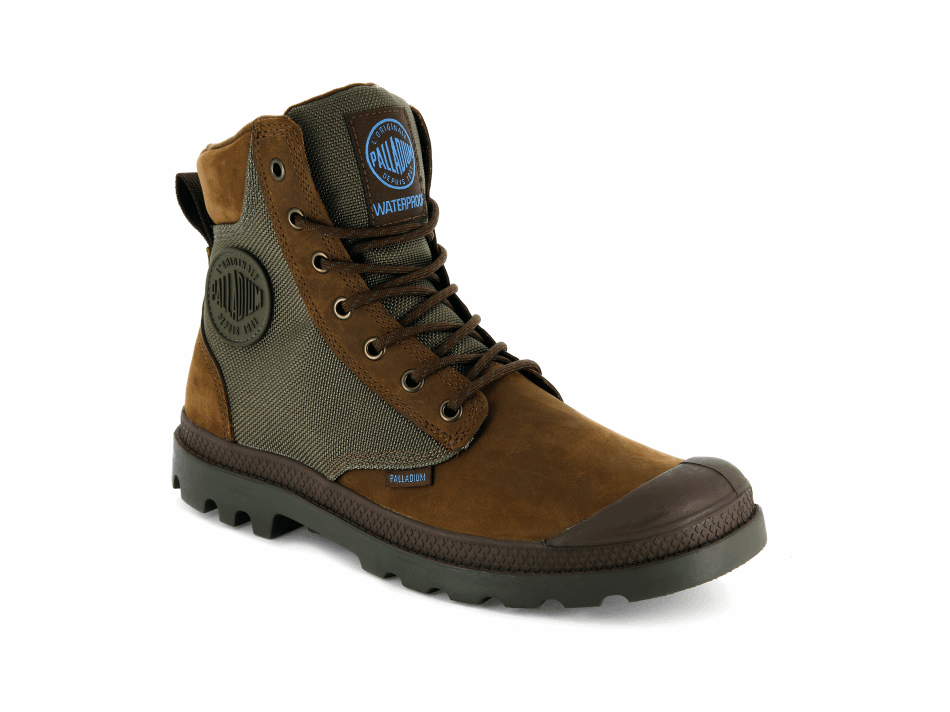 Palladium Pampa Sport Cuff Wpn Bridle Brown Moon Mist
