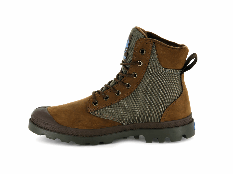 Palladium Pampa Sport Cuff Wpn Bridle Brown Moon Mist