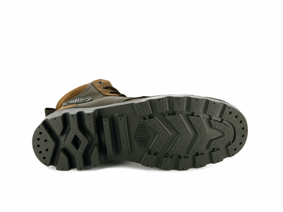 Palladium Pampa Sport Cuff Wpn Bridle Brown Moon Mist